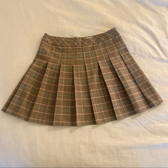 Sunday Best Dresses & Skirts - Brown Plaid Tennis Skirt | Sunday Best